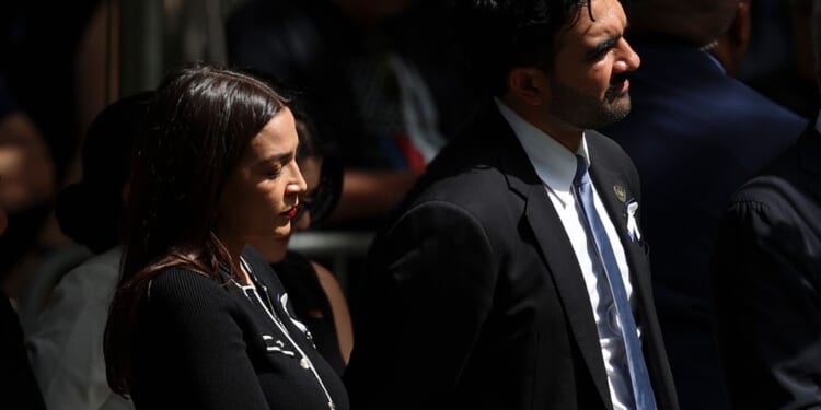 Mamdani, AOC seen laughing as 9/11 victims' names are read