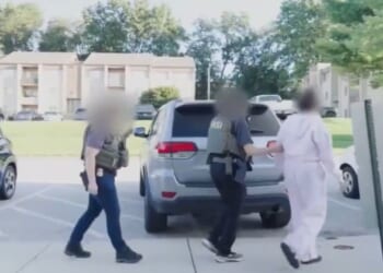 Katya Rodriguez, 30, who lives in Harrisburg, Pennsylvania, was arrested on charges of voting in the 2024 election as a Mexican illegal alien, as shown in footage obtained by Fox News and posted on Sept. 4, 2026.