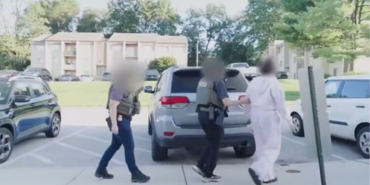 Katya Rodriguez, 30, who lives in Harrisburg, Pennsylvania, was arrested on charges of voting in the 2024 election as a Mexican illegal alien, as shown in footage obtained by Fox News and posted on Sept. 4, 2026.
