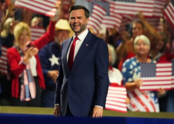 Mexican-flag protester interrupts J.D. Vance's speech at Republican midterm convention