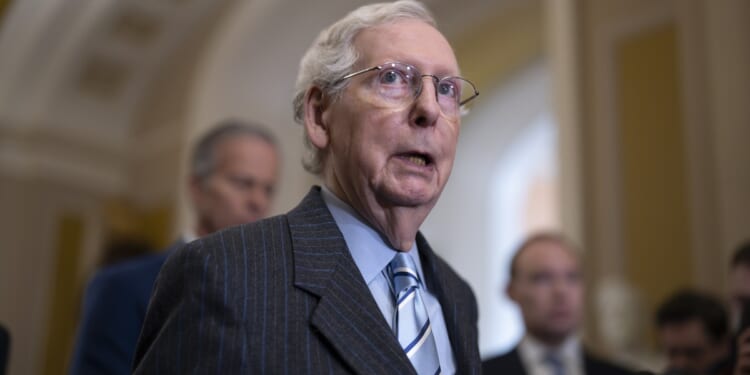 Mitch McConnell Is Back. Sort Of. Well, Physically at Least. God Help Us. – PJ Media