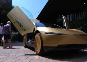 Musk launches steering-wheel-free taxi service in bet riders lose 'no control' fears and hop inside