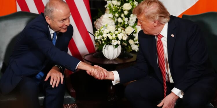 On Irish soil, Trump says unified Ireland would be 'a great feather in everybody's cap'