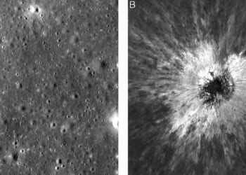 On the moon, scientists discover largest newly formed crater in solar system