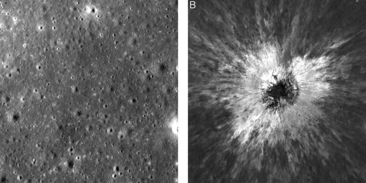 On the moon, scientists discover largest newly formed crater in solar system