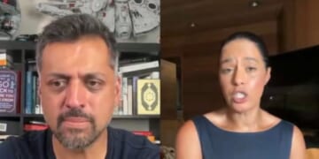 Palestinian journalist Rula Jebreal denounced House Minority Leader Hakeem Jeffries on Wajahat Ali’s “The Left Hook” podcast, as seen in footage posted to X on Sept. 4, 2026.