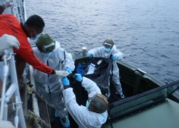 Philippine ferry fire death toll climbs to 35 as dozens remain missing