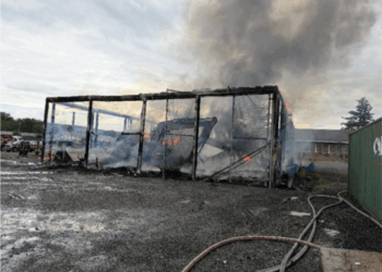 Police charge six in Fairfax County in connection to blaze at fire department training facility