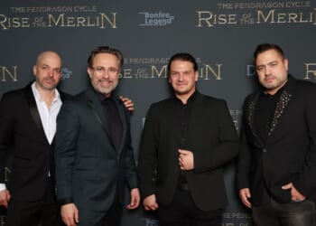 Jeremy Boreing and guests attend the "The Pendragon Cycle: Rise of the Merlin" cast screening on Dec. 16, 2025, in London, England.