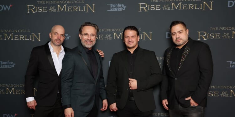 Jeremy Boreing and guests attend the "The Pendragon Cycle: Rise of the Merlin" cast screening on Dec. 16, 2025, in London, England.