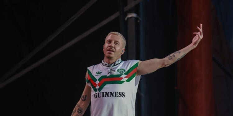 Macklemore performs at Virgin Media Park on June 5, 2025, in Cork, Ireland.