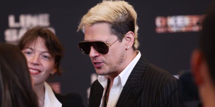 Milo Yiannopoulos attends the world premiere of James O'Keefe's debut film "Line In The Sand" at Regal Edwards Big Newport & RPX on Oct. 8, 2024, in Newport Beach, California.
