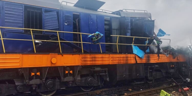 Russian drone hits train near Ukraine-Poland border soon after visiting dignitaries passed through