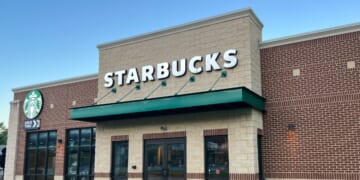 A Starbucks coffee shop in Pittsburgh, Pennsylvania, on Oct. 5, 2025.