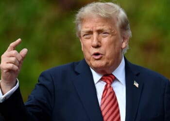 President Donald Trump, seen in a Sept. 12 photo, said the proposed deal would benefit farmers and ranchers.