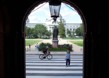 Trump wants the Smithsonian Institution to install George Washington statues and exhibit