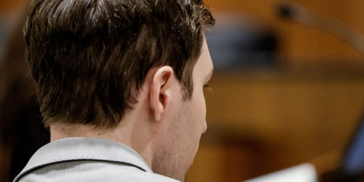 Tyler Robinson, who is accused in the fatal shooting of Charlie Kirk, listens during a preliminary hearing at the Fourth District Courthouse on July 9, 2026, in Provo, Utah.