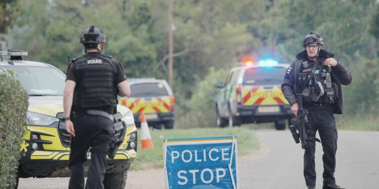 UK police evacuate homes near military base used by U.S., make arrests in suspected explosives plot