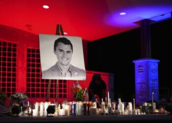 Vandals Damage Charlie Kirk Statue in Arizona With Ghoulish Paint Job – PJ Media