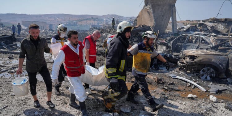 Warehouse explosion in northwestern Syria kills at least 14