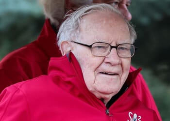 Billionaire Warren Buffett, seen in a 2023 photo, announced Friday that he is stepping down as chairman of Berkshire Hathaway.