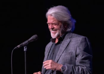 Comedian Ron White performs stand-up comedy to a sold out audience at Foxwoods Resort Casino on April 18, 2026, in Mashantucket, Connecticut.
