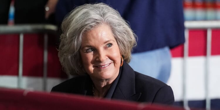 White House Chief of Staff Susie Wiles attends a March 11 event with President Donald Trump in Hebron, Kentucky.