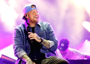 Jelly Roll performs onstage at Nissan Stadium during CMA Fest 2026 day one on June 4, 2026, in Nashville, Tennessee.