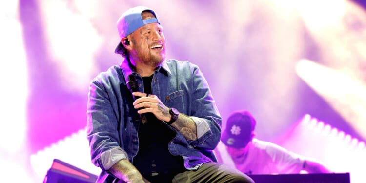 Jelly Roll performs onstage at Nissan Stadium during CMA Fest 2026 day one on June 4, 2026, in Nashville, Tennessee.