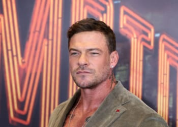 Alan Ritchson attends the premiere of "Motor City" at the Museum of Modern Art on July 13, 2026, in New York City.
