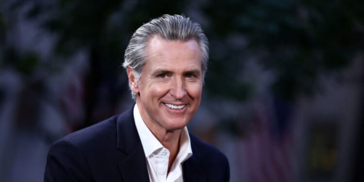 California Gov. Gavin Newsom is pictured during a recorded interview with AFP in the Manhattan borough of New York City on Sept. 23, 2026.