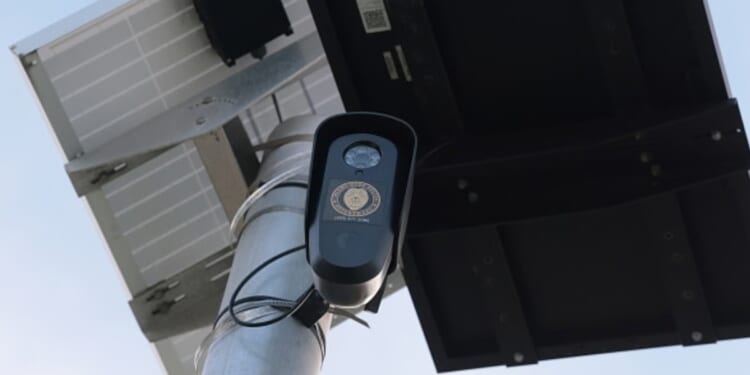 A Flock security camera is pictured in Miami, Florida on September 2, 2026.